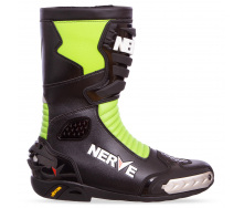 Мотоботы высокие NERVE MS-0738-G р-р 43 Черный-салатовый PT1370