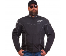 Мотокуртка текстильная с защитой Alpinestars MS-5473 M-44-46 Черный PT1480