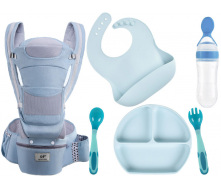 Комплект 2Life BabyCarrier 6в1 Блакитний (vol-9972)