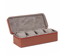 Кейс для годинників Salvadore 4W-FH-DBR-SPU 25х10х8 см Коричнево-сірий