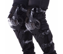 Мотозащита CUIRASSIER K09 Черный-Белый