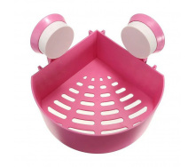 Полка на присосках угловая Aquavita Triangle Shelves Pink (do311 -hbr)