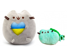 Набір м'яких іграшок S&T Pusheen cat 23х25 см та 15х12 см (vol-10451)