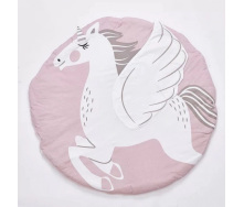 Килимок коврик в дитячу кімнату Baby Carpet Єдиноріг Рожевий (is124082)