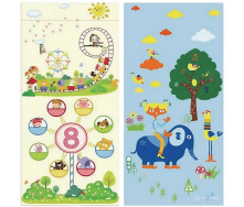 Ігровий термо килимок двосторонній Baby Home Textile Animals 180х150х0.8 см Різнокольоровий (109959)