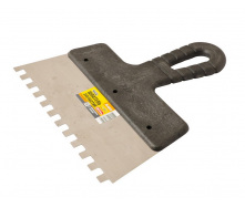 Шпатель зубчастий 200 * 8 * 8 мм MASTERTOOL GM (19-6820)