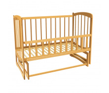 Ліжечко дерев'яне Наталка Комета 120 х 60 см Brown (80598)