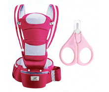 Хіпсит Baby Carrier 6 в 1 та манікюрні ножиці Червоний (v-11909)