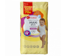 Дитячі підгузки Kruidvat Jumbo Pack 4+ 9-15 кг 70 шт