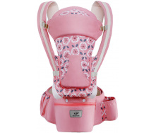Хипсит эрго-рюкзак кенгуру переноска Baby Carrier 6 в 1 Розовый цветок (vol-10120)