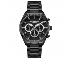 Наручний годинник чоловічий Lee Cooper London Black Чорний (3448)