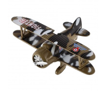 Детский металлический Самолет A-Toys XG879-102 инерционный Хаки