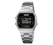 Годинник наручний чоловічі Skmei 1647 Silver 1647SI (17164-hbr)