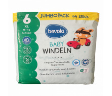 Підгузки Bevola Jumbopack Baby 6 XL 15+ кг 64 шт