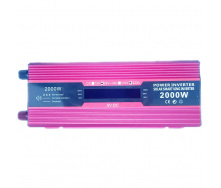 Инвертор напряжения Solar Smart King Power Inverter 018 c 24V на 220V 2000W модифицированная синусоида Red (11064-hbr)