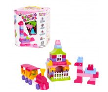Конструктор Технок Building Blocks 90 деталей розовый (6535)