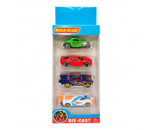 Набор металлических машинок A-Toys 698-04S в коробке 4шт Вид 3