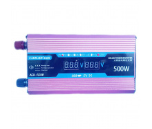Инвертор напряжения Carmaer Power Inverter 025 c 12V на 220V 500W модифицированная синусоида Red (11066-hbr)