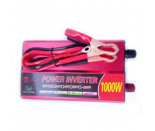 Автомобильный инвертор Aton Solar Power Inverter 006 c 12V на 220V 1000W модифицированная синусоида Red (11032-hbr)