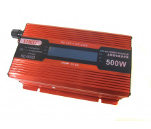 Преобразователь UKC авто инвертор 12V-220V 500W LCD KC-500D