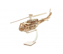 Механический конструктор Veter Models Valkyrja 3D головоломка Валькирия Вертолёт времен Вьетнамской войны 421 деталей Коричневый