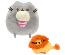 Набір м'яких іграшок 2Life Pusheen cat 12x15 см та 10х7 см v-12253
