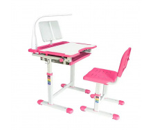 Комплект функциональной мебели Cubby парта и стул-трансформеры Vanda Pink (221959)