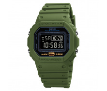 Часы наручные мужские Skmei 1628 Army Green - Black 1628AGBK (12263-hbr)