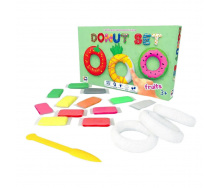 Набор для креативного творчества Donut Set FRUITS TM Moon Light Clay 70087 легкий прыгающий пластилин