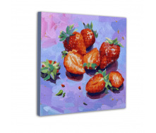 Картина за номерами з алмазною мозаїкою Santi Стигла полуниця 40x40 см (954961)