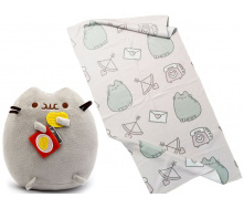 Комплект 2Life М'яка іграшка Pusheen cat 12х15 см та рушник 50х100 см v-12456
