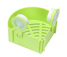Полка на присосках угловая Aquavita Triangle Shelves Green (11651-hbr)