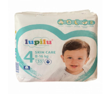 Підгузки Lupilu Skin Care 4 Maxi 8-16 кг 33 шт