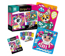 Набор для творчества Strips Art Счастливые мордочки укр Vladi Toys (VT4433-13)