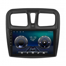Штатная магнитола Lesko Renault Logan II Рестайлинг 2018-н.в. 10" 4/64Gb/ 4G/ Wi-Fi/ CarPlay Premium (9821-35644)