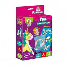 Игра с маркером «Пиши и cтирай. Единороги» Vladi Toys VT5010-17