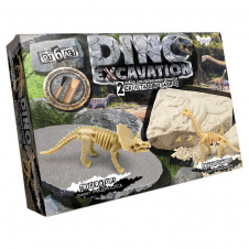 Детский набор для проведения раскопок "DINO EXCAVATION" Danko Toys DEX-01 Triceratops