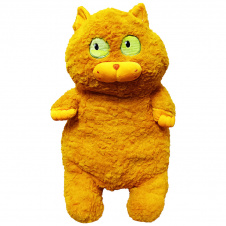 М'яка іграшка "Товстий кіт" Bambi K15215, 60 см Жовтий