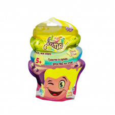 В'язка маса "Fluffy Slime" Danko Toys FLS-02-01U упаковка 500 мл Жовтий