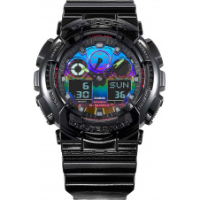 Годинник Casio G-SHOCK GA-100RGB-1AER Black