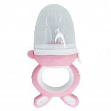 Ніблер для прикорму немовлят "Зайчик" Mega Zayka MGZ-0002 (Pink) прогумована ручка