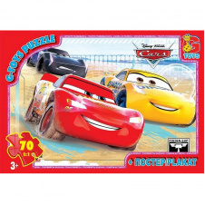 Пазли дитячі "Тачки" G-Toys Z10190 70 елементів