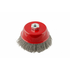 Щітка торцева з рифленого дроту D125 М14 MASTERTOOL GM (19-7212)