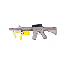 Іграшковий автомат з м'якими кулями M16 PF Golden Gun 910GG Сріблястий