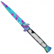 Ніж дерев'яний сувенірний "SO-2 Стилет TIE-DYE" Сувенір-Декор SO2ST-T