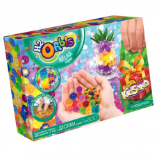 Набір креативної творчості "RELAX BOX" H2Orbis Danko Toys RLX-01 укр гелеві кульки + кінетичний пісок Зелений