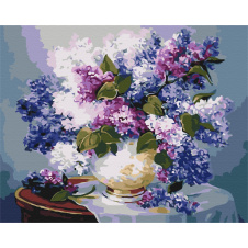 Картина за номерами BrushMe "Бузкові барви" 40х50см BS52672