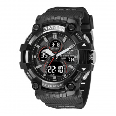 Годинник наручний Smael 8079 Black (16676-hbr)