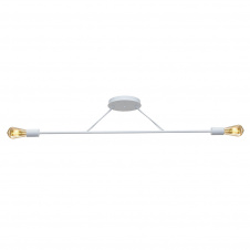 Люстра підвісна MSK Electric Asket на дві лампи Е27 NL 10320-2 WH Білий (619549)