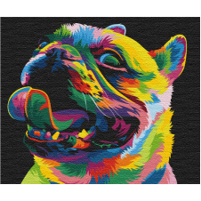 Картина за номерами BrushMe "Райдужна собака" 40х50см BS51463